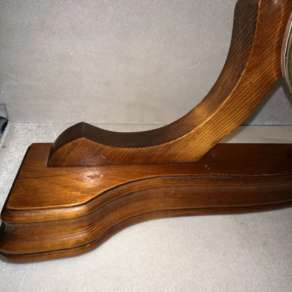 Lanshire ELECTRIC CLOCK MOTOR With Wood Base Stand
